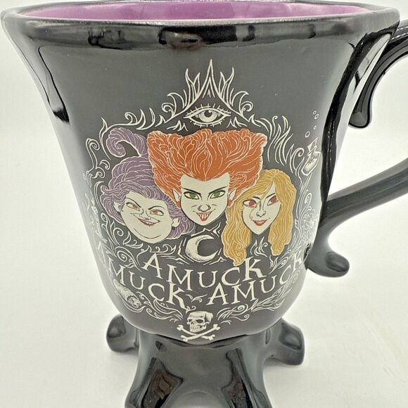 Disney Hocus Pocus Sanderson Sisters Hocus Pocus Amuck Sculpted Ceramic 20Oz Mug - Picture 3 of 11